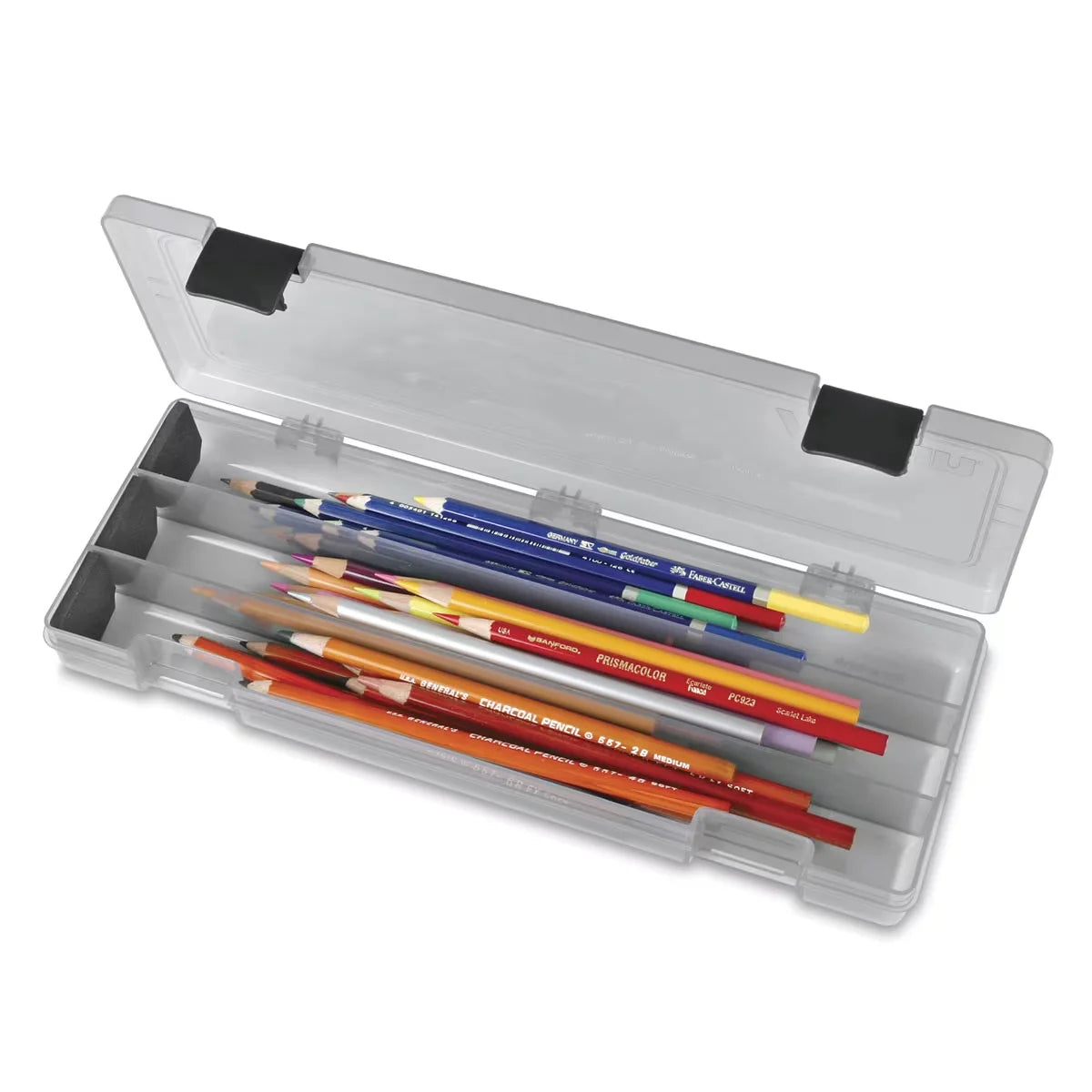 Artbin Pencil Box  Translucent Charcoal 1238 x 4875 x 175 inches