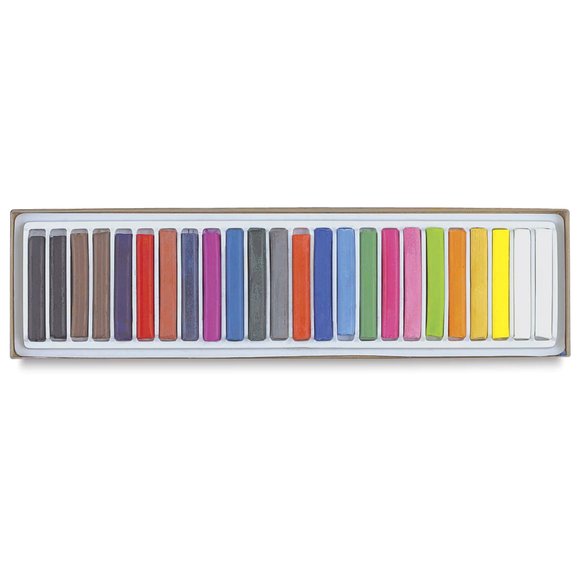 Prang Pastello Chalk Set  Assorted Colors Square Set of 24