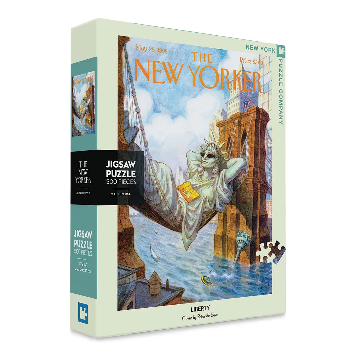 New Yorker Magazine Cover Puzzle  Liberty 500 pieces