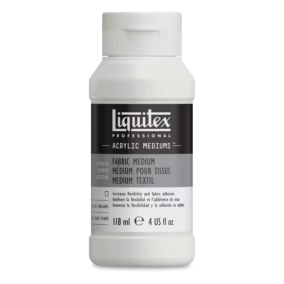Liquitex Medium  Liquitex Fabric Medium 4 oz bottle