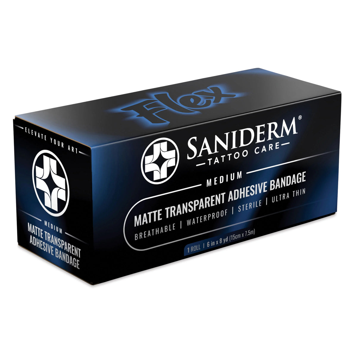 Saniderm Flex Tattoo Bandage  Matte 6 x 8 yds