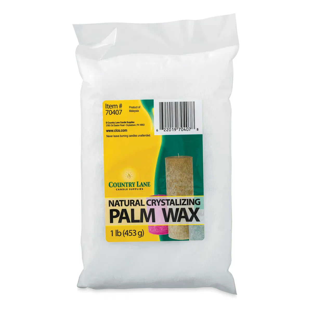 Country Lane Palm Wax  Bag 1 lb