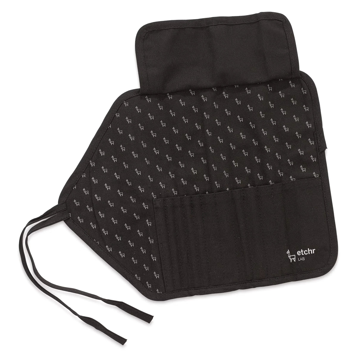 Etchr RollUp Brush Pouch  Black