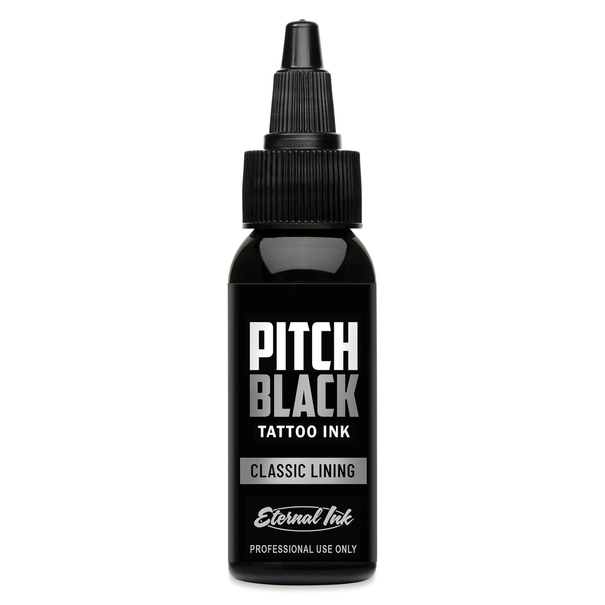 Eternal Ink Pitch Black Classic Lining Tattoo Ink  1 oz bottle