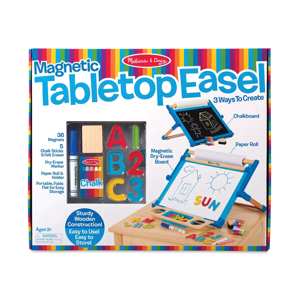 Melissa & Doug Magnetic Tabletop Easel