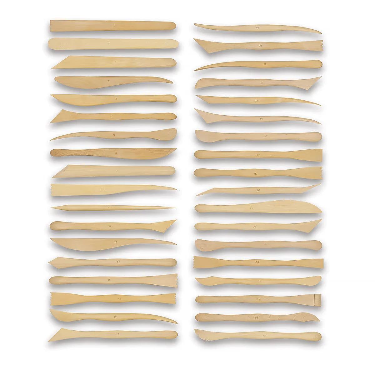 Richeson Clay Modeling Tools  Set of 72