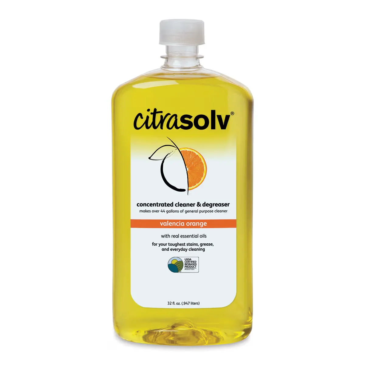 Citra Solv Natural Citrus Cleaner  Valencia Orange 8 oz bottle