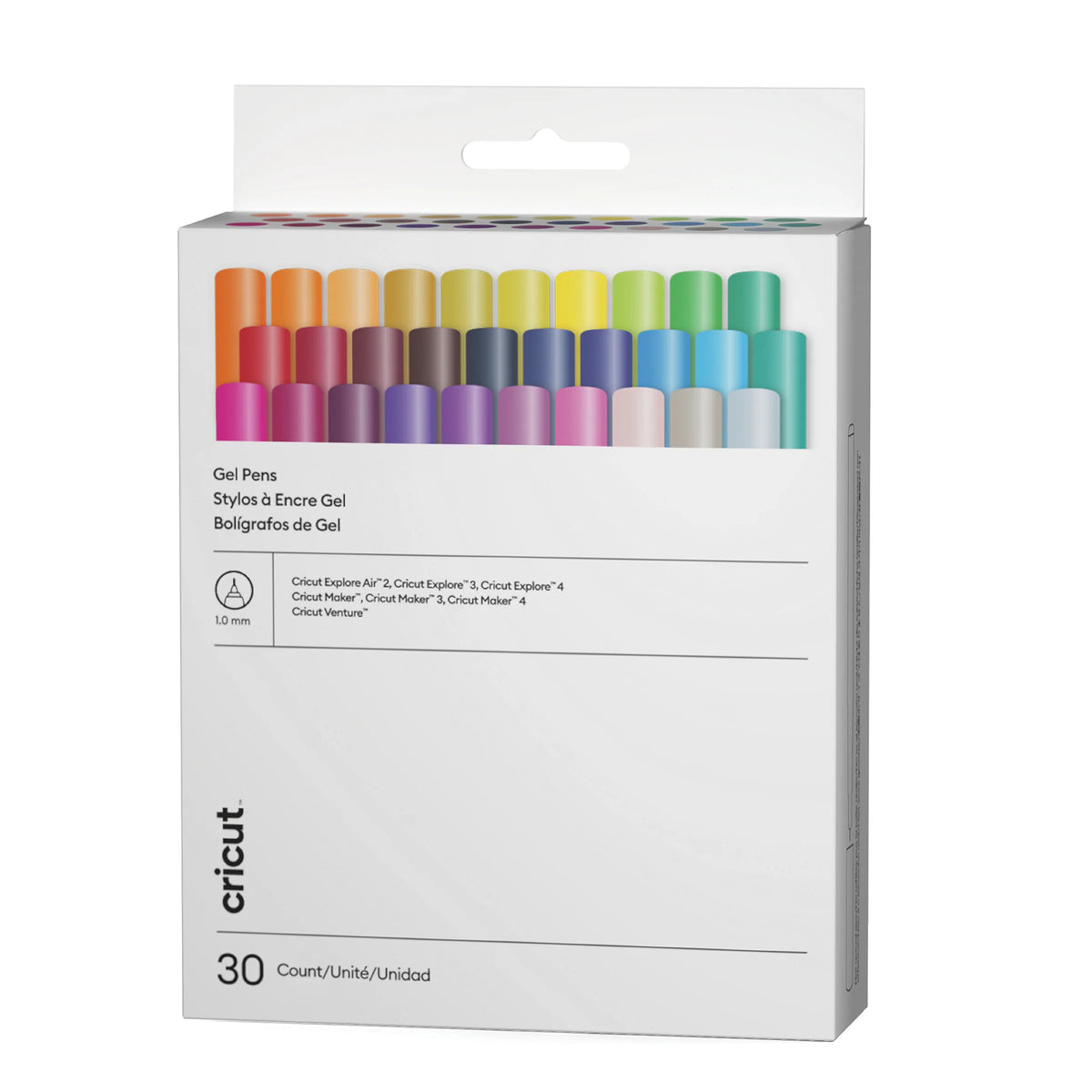 Cricut Gel Pen Set  Set of 10 Rainbow Glitter 08 mm