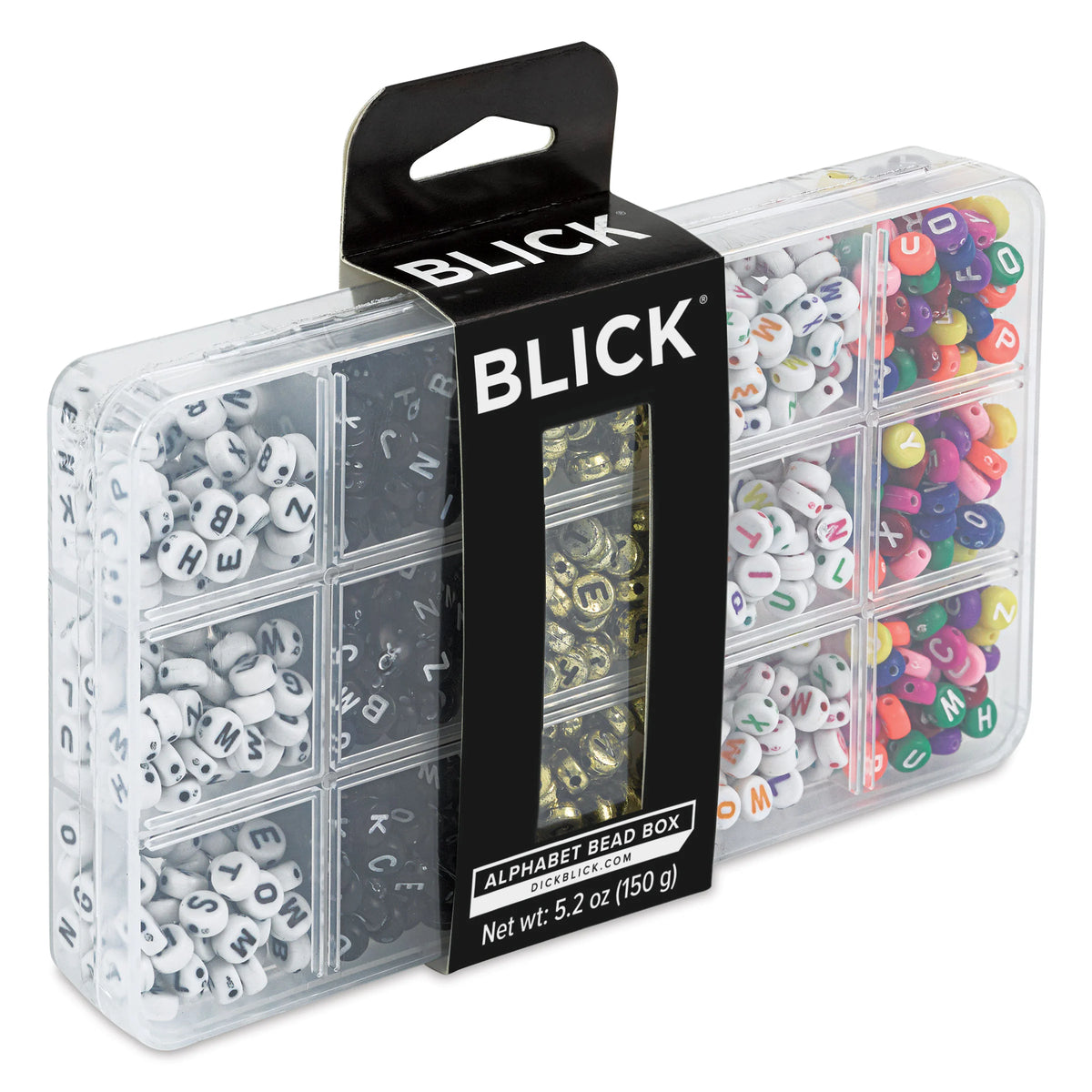 Blick Alphabet Bead Box  Set of 15