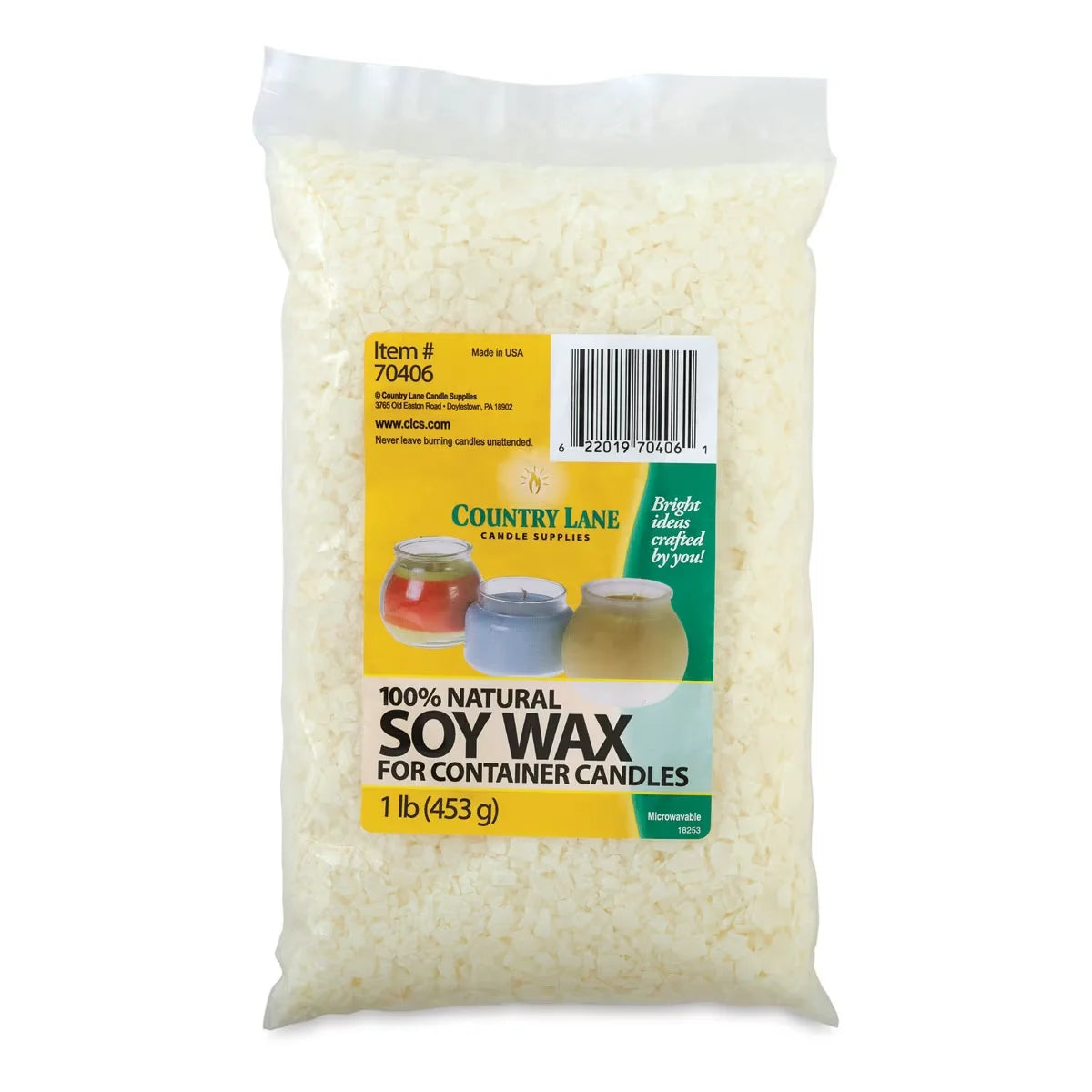 Country Lane Soy Wax  Bag 1 lb