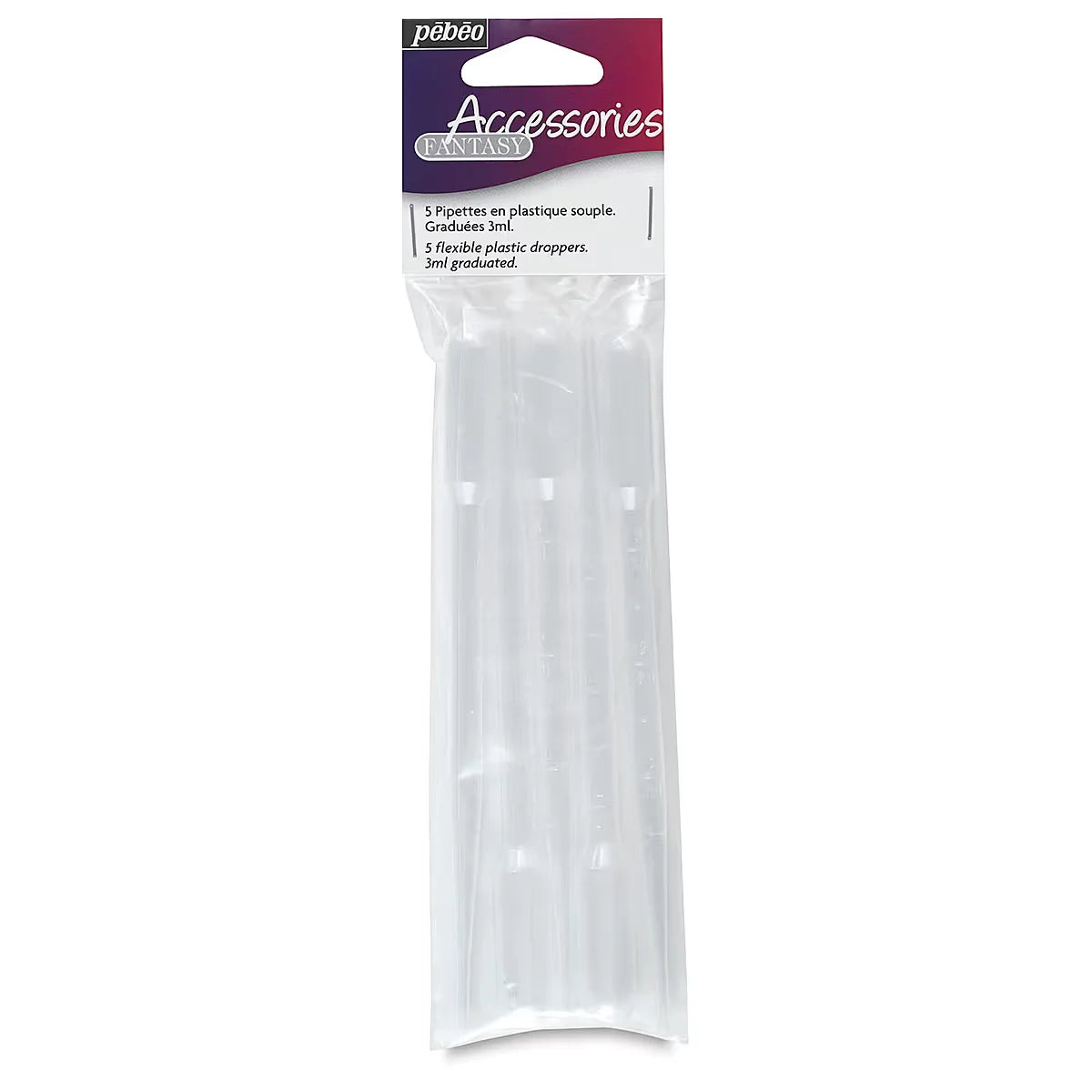 Pebeo Plastic Dropper Set   Set of 5