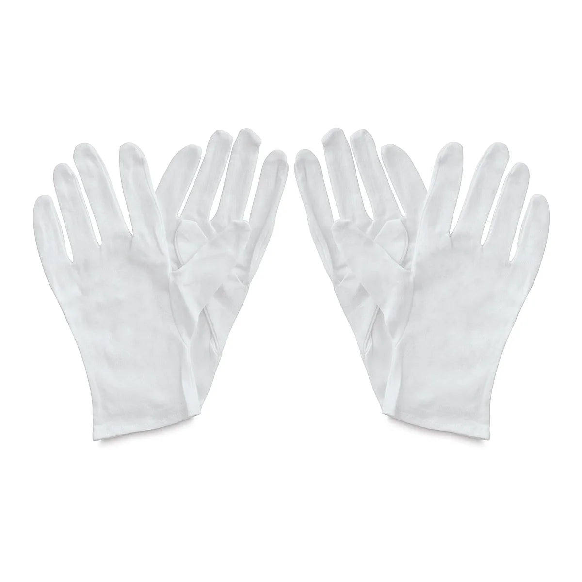 Art Alternatives Soft White Cotton Gloves  Pkg of 4