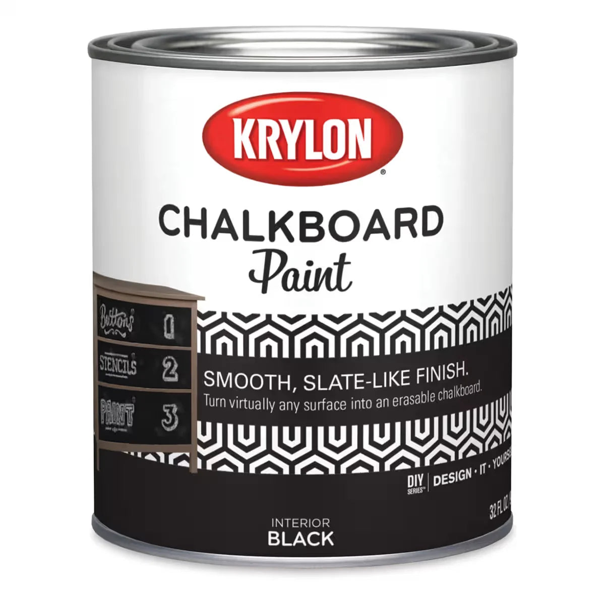 Krylon Chalkboard Paint  Black Spray 12 oz Can