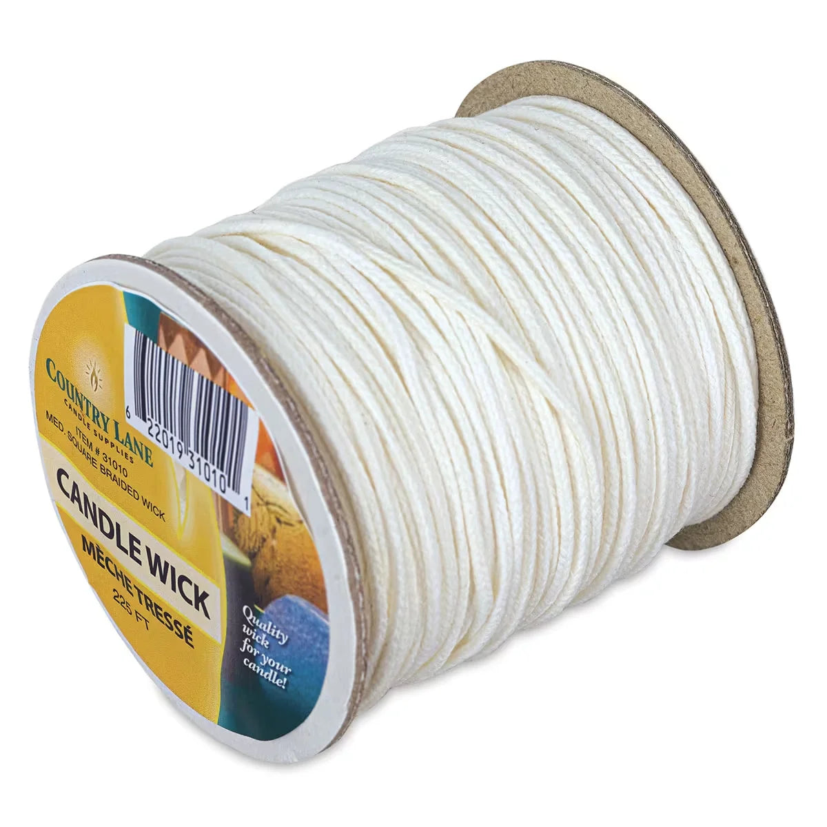 Country Lane Candle Wick Spools  Bleached Candle Wick