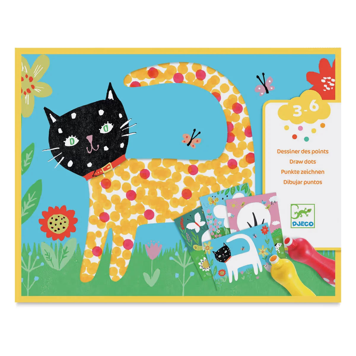 Djeco Le Petit Artist Painting Kit  Small Dots