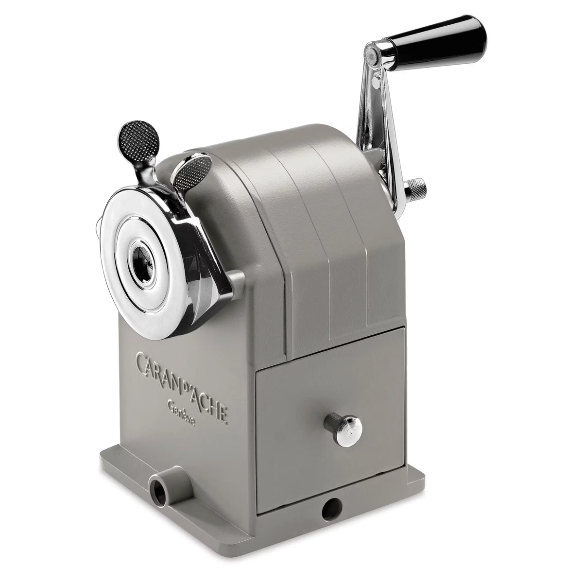 Caran dAche Metal Pencil Sharpening Machine  Grey