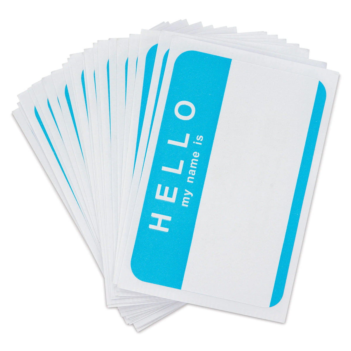 Charles Leonard SelfAdhesive Hello Name Badges  Pkg of 25