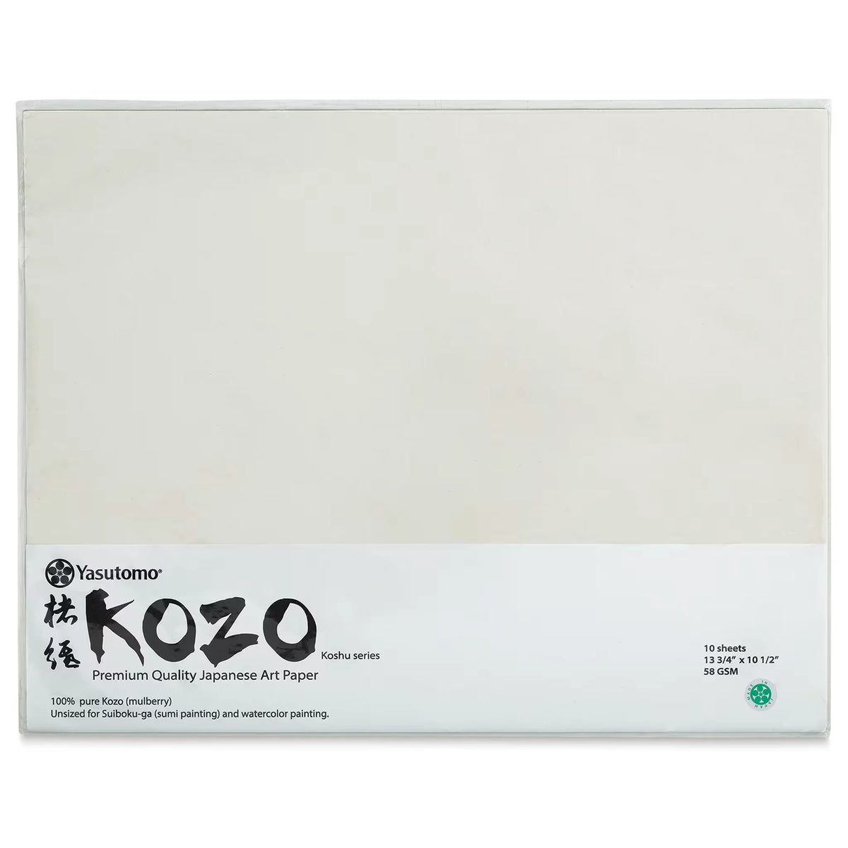 Yasutomo Kozo Paper  Pkg of 10 Sheets