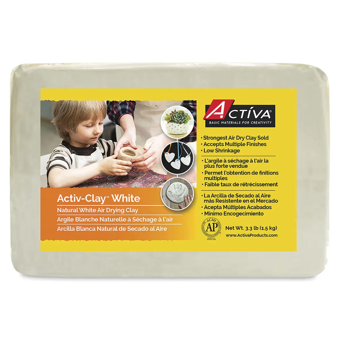 Activa ActivClay Air Drying Clay  11 lb Terra Cotta