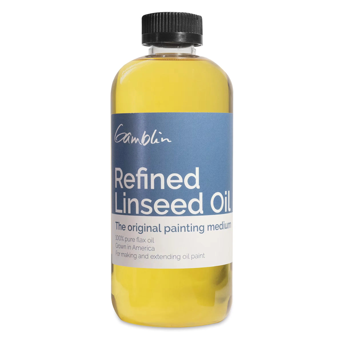 Gamblin Refined Linseed Oil  4 oz bottle