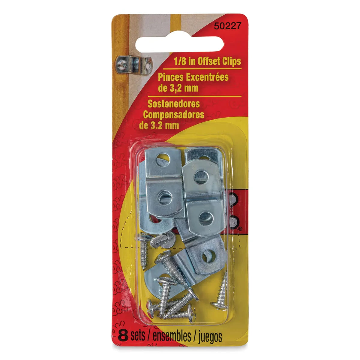 OOK Offset Clip Pack  1/8 Pkg of 8