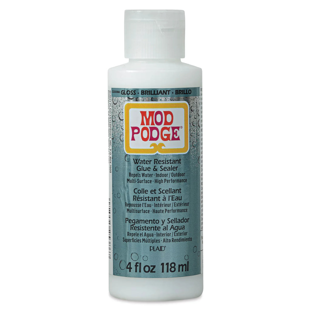 Plaid Mod Podge Water Resistant Glue and Sealer  4 oz Bottle