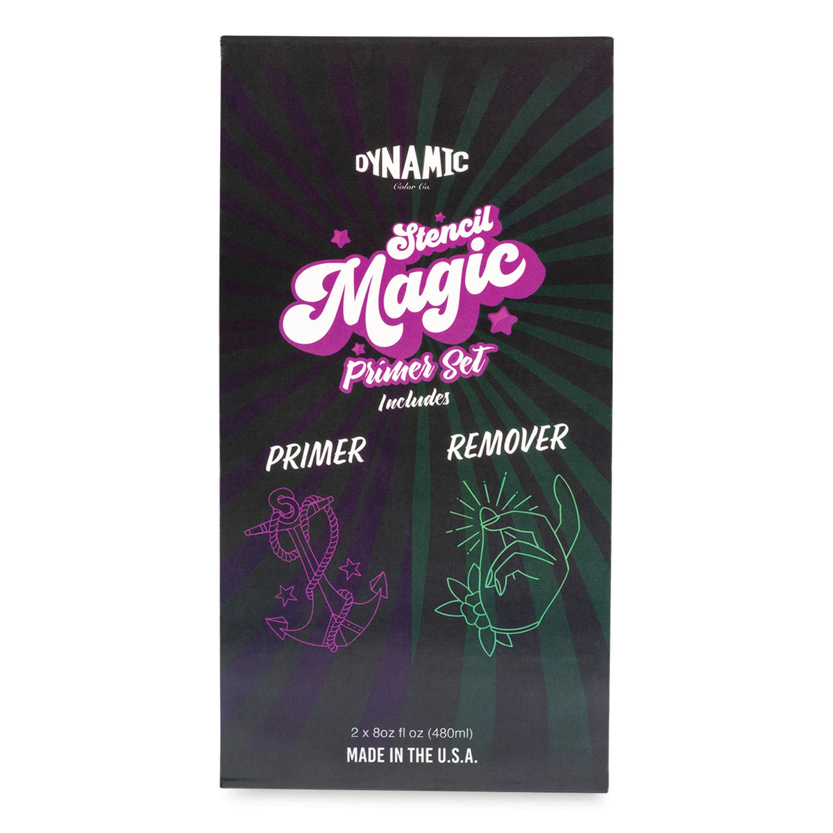 Dynamic Color Stencil Magic Primer Set  Set of 2