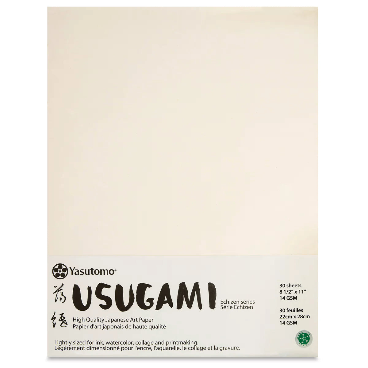 Yasutomo Usugami Paper  81/2 x 11 30 Sheets