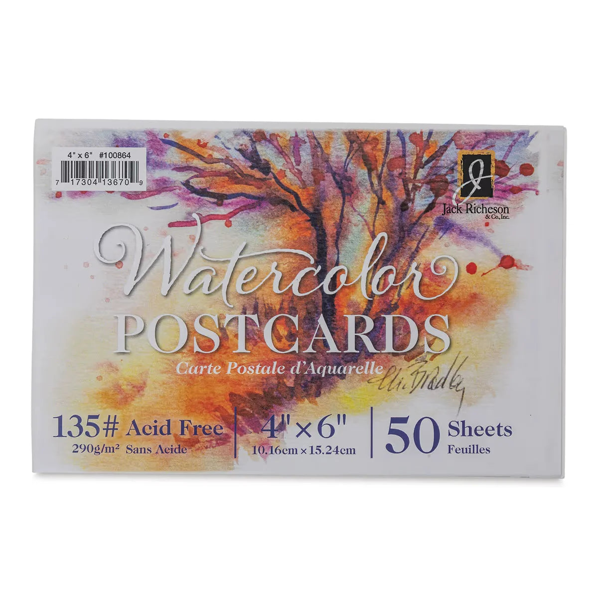Richeson Watercolor Postcards  4 x 6 Pkg of 50
