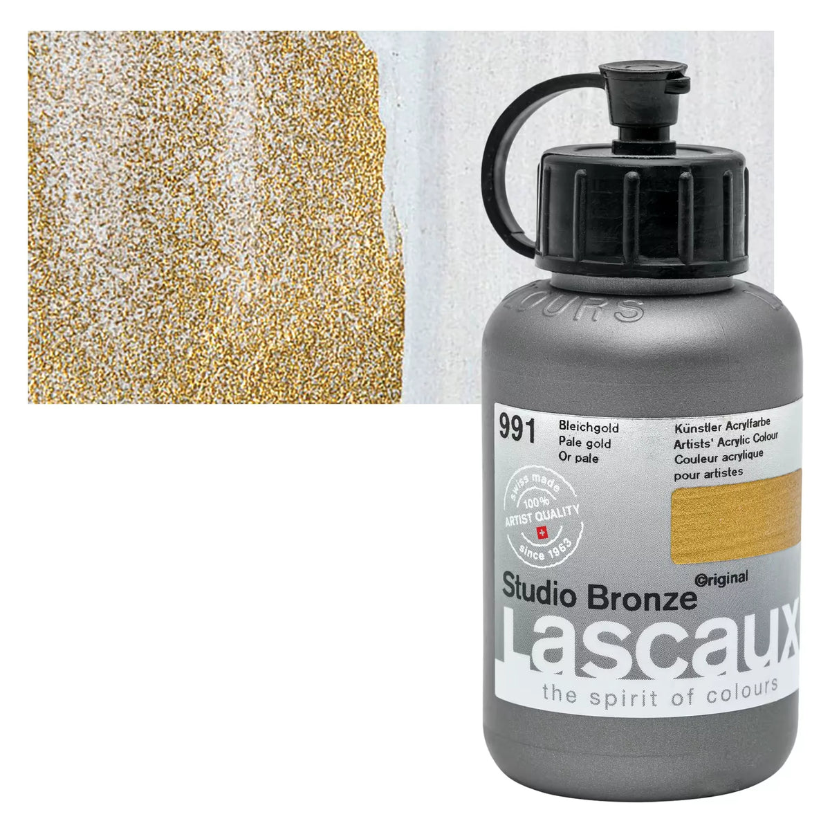 Lascaux Studio Bronze Acrylics  Aluminum 85 ml bottle