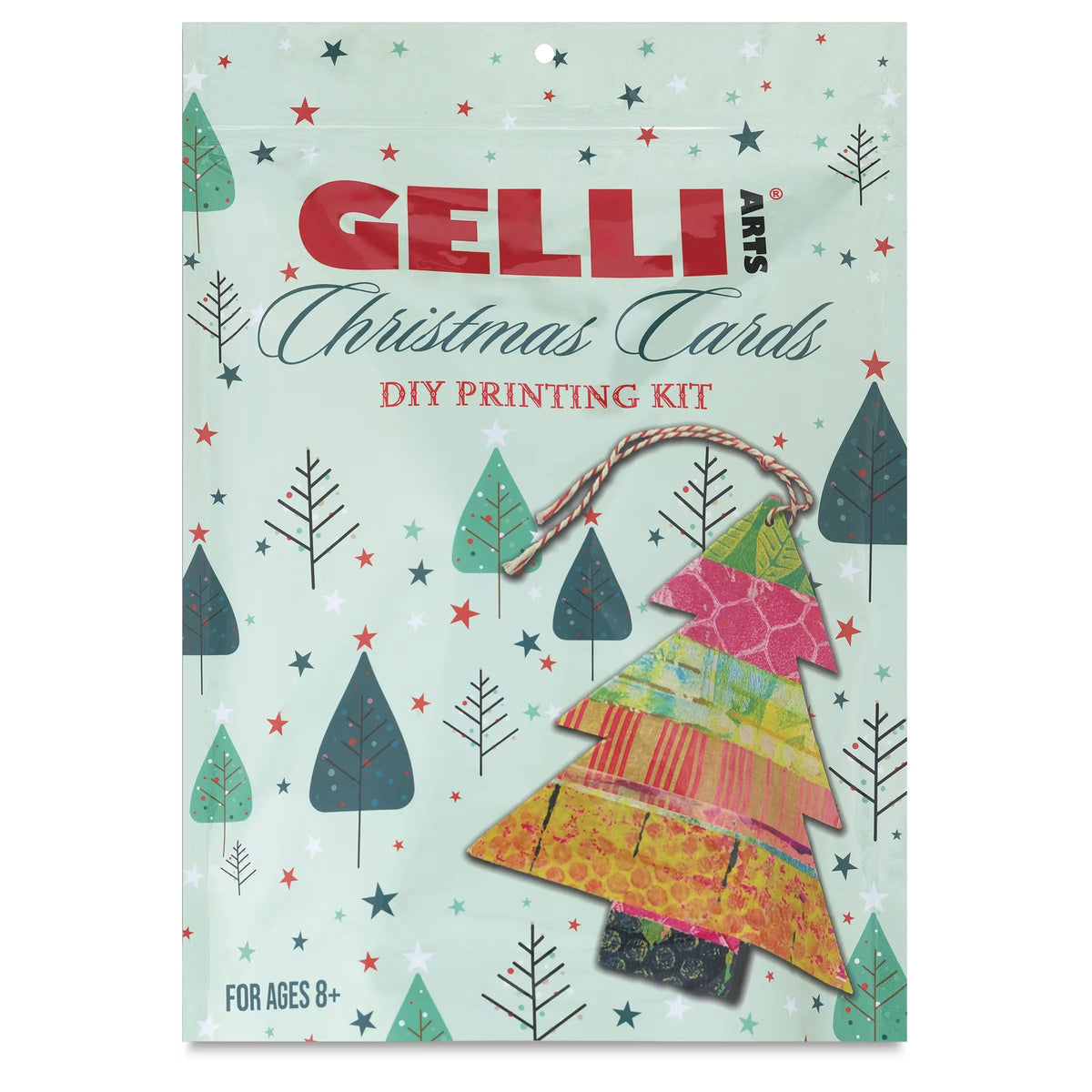 Gelli Arts Christmas Cards DIY Printing Kit