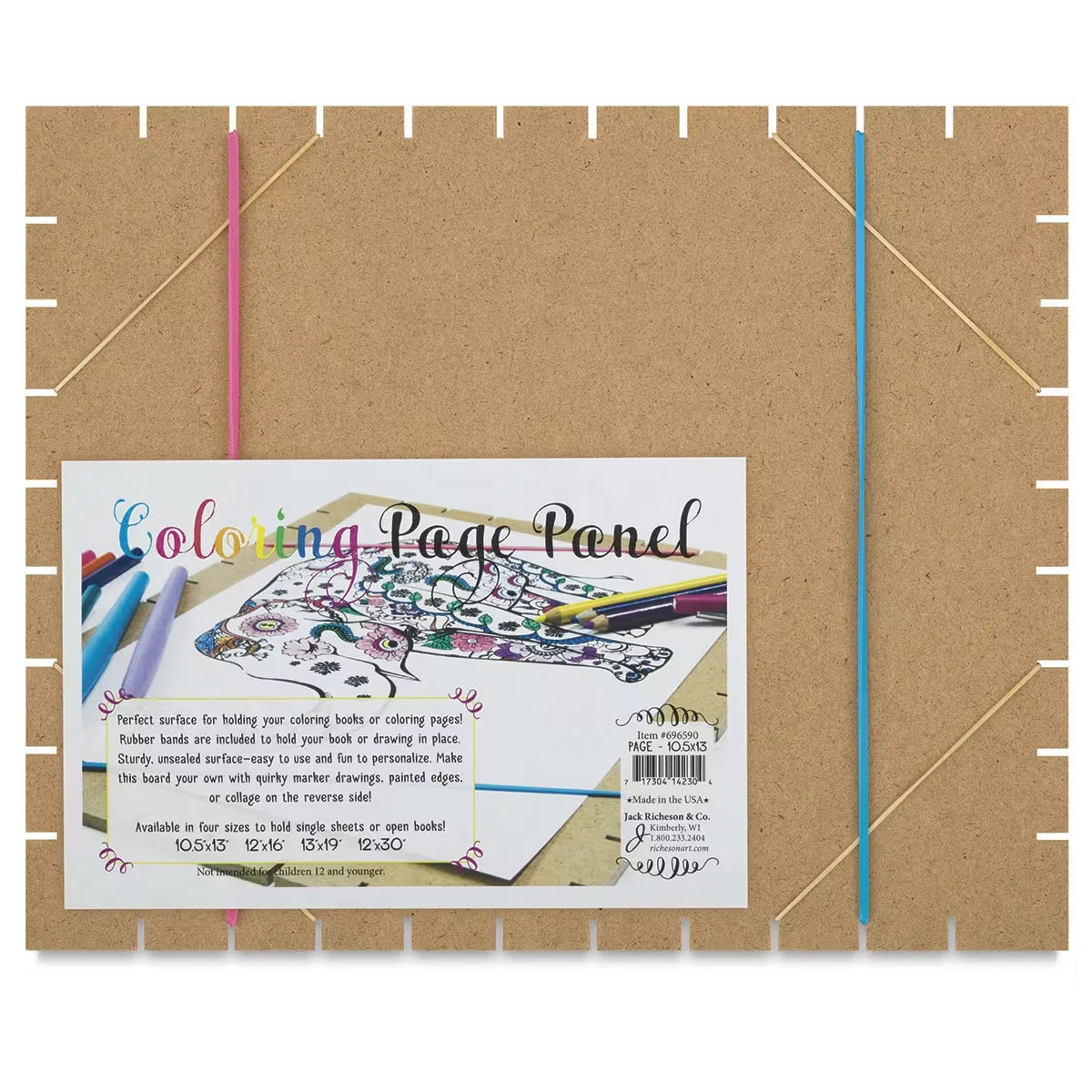 Coloring Page Panel Board  101/2 x 13