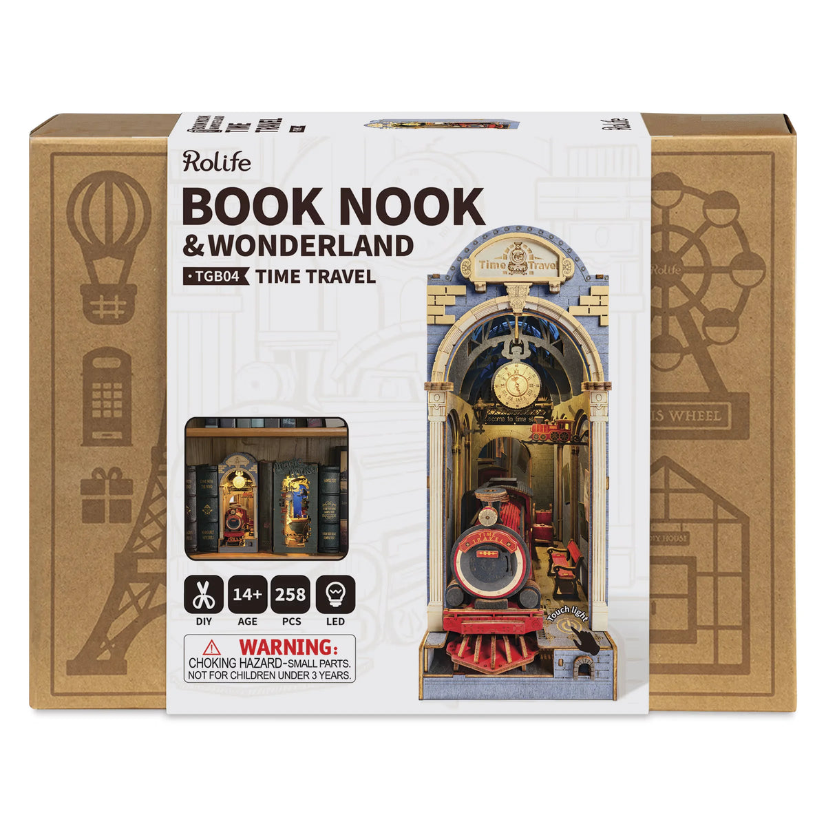 Rolife Time Travel DIY Book Nook Kit