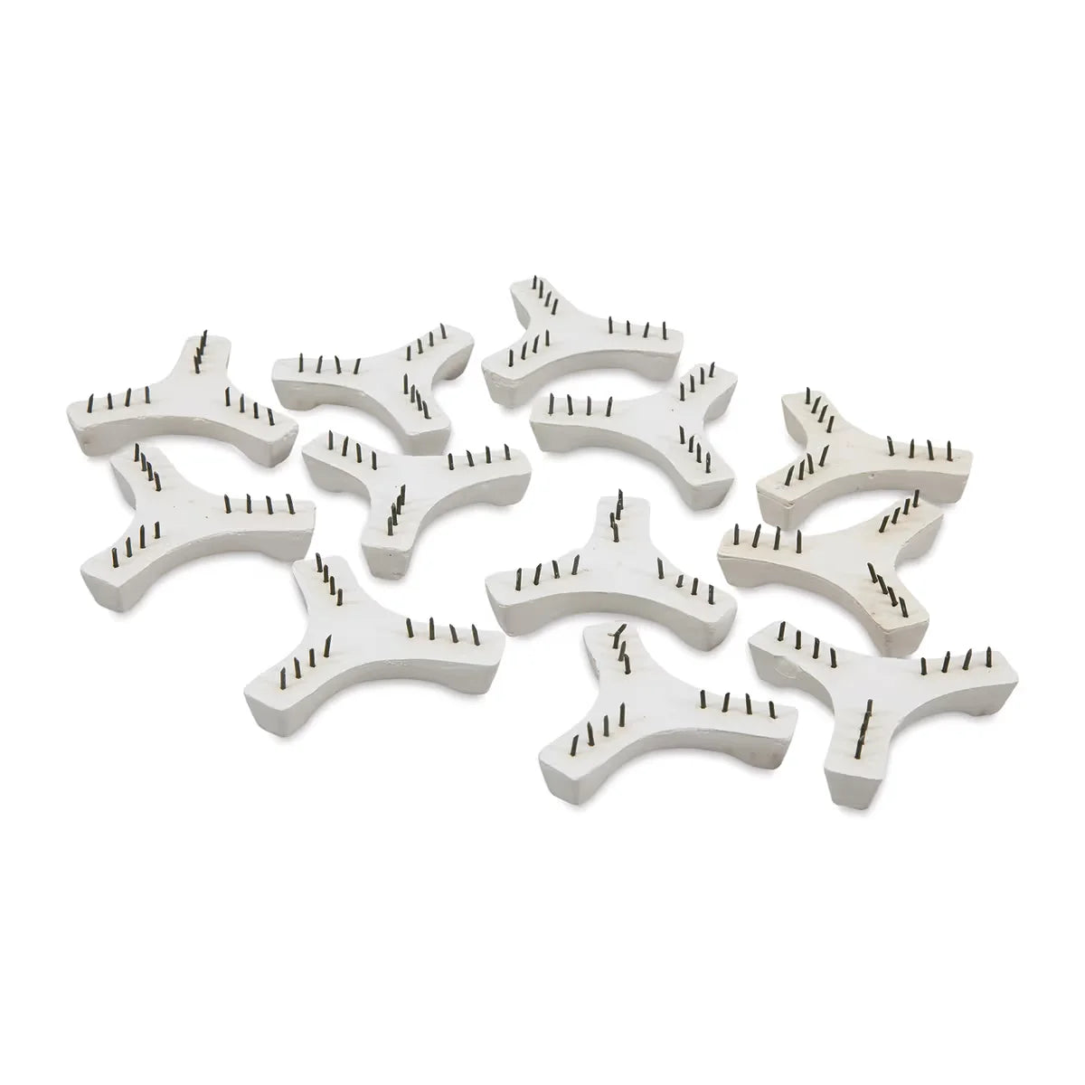 The Ceramic Shop B Series Kiln 12Point SteelPointed Stilts  #6x12 Pkg of 12