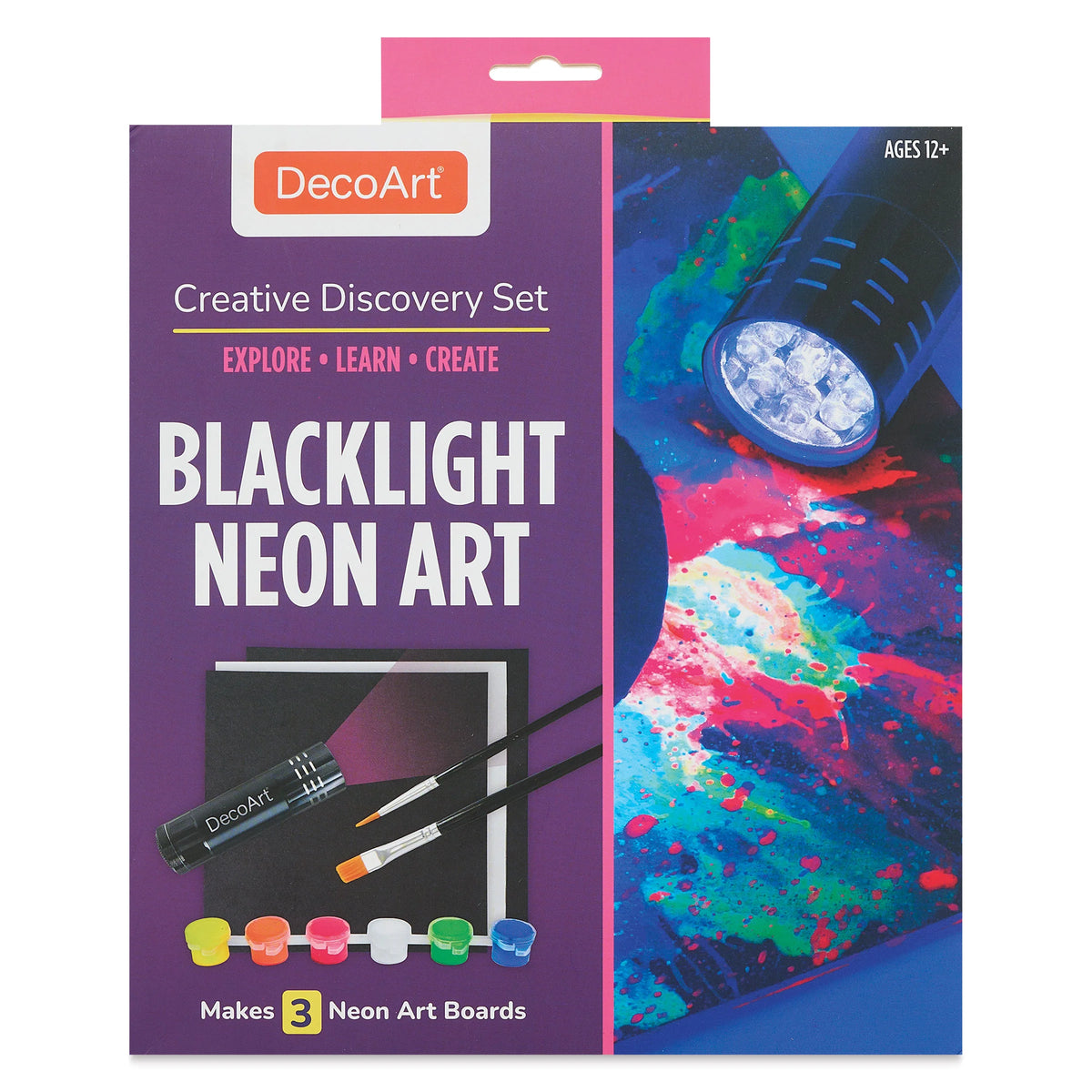 DecoArt Blacklight Neon Art Creative Discovery Set
