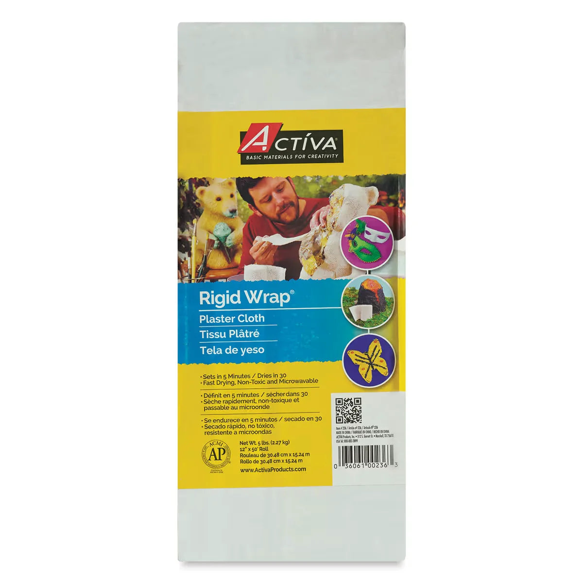 Activa RigidWrap Plaster Cloth  Pack 12 x 16 Yards