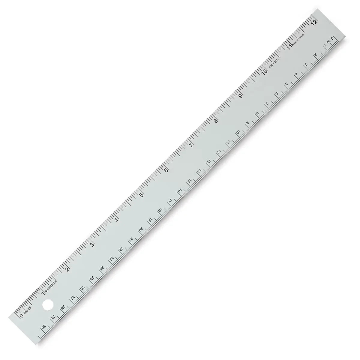 Alumicolor NonSlip Straight Edge Ruler  12