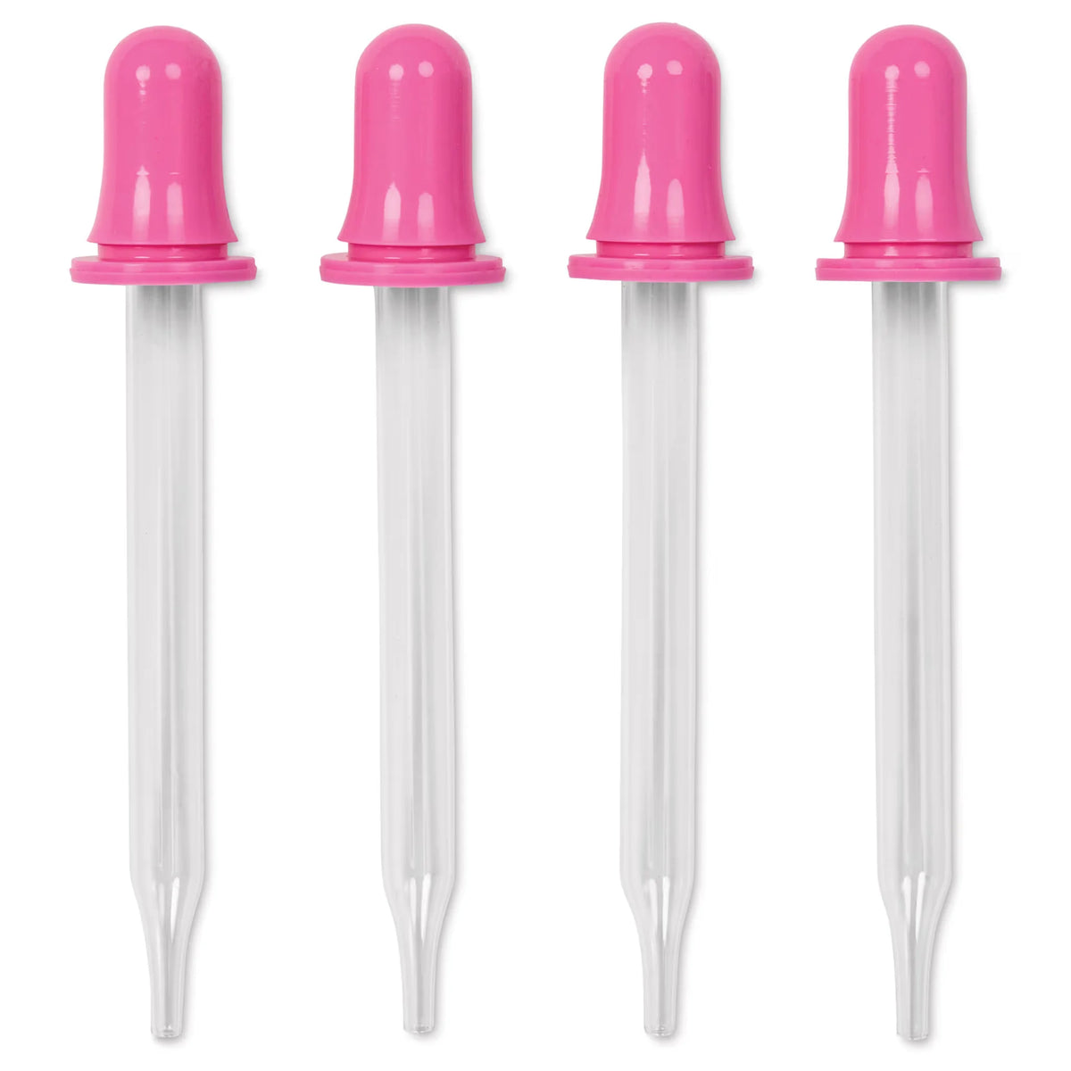 Craft Medley Glass Squeeze Droppers  003 oz Pkg of 4