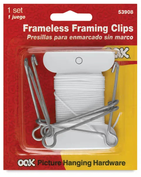 OOK Frameless Framing Clip Set