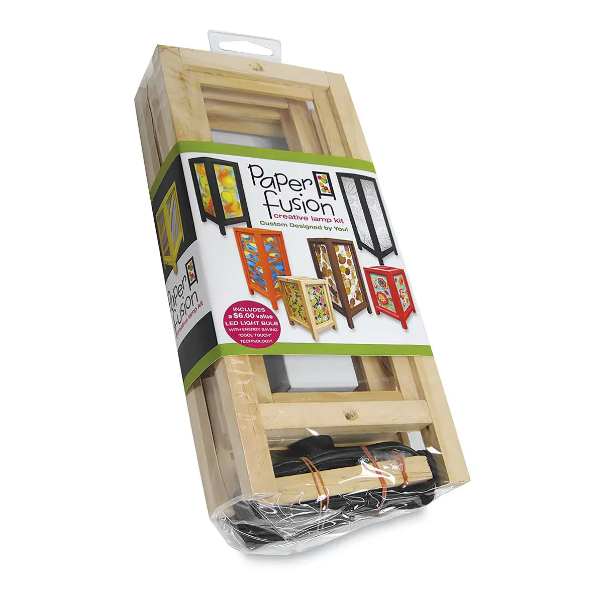 Paper Fusion Lamp Kit Black  5 × 8
