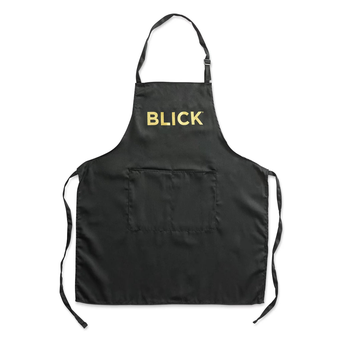 Blick Classic Black Apron with Logo  31 L x 27 W