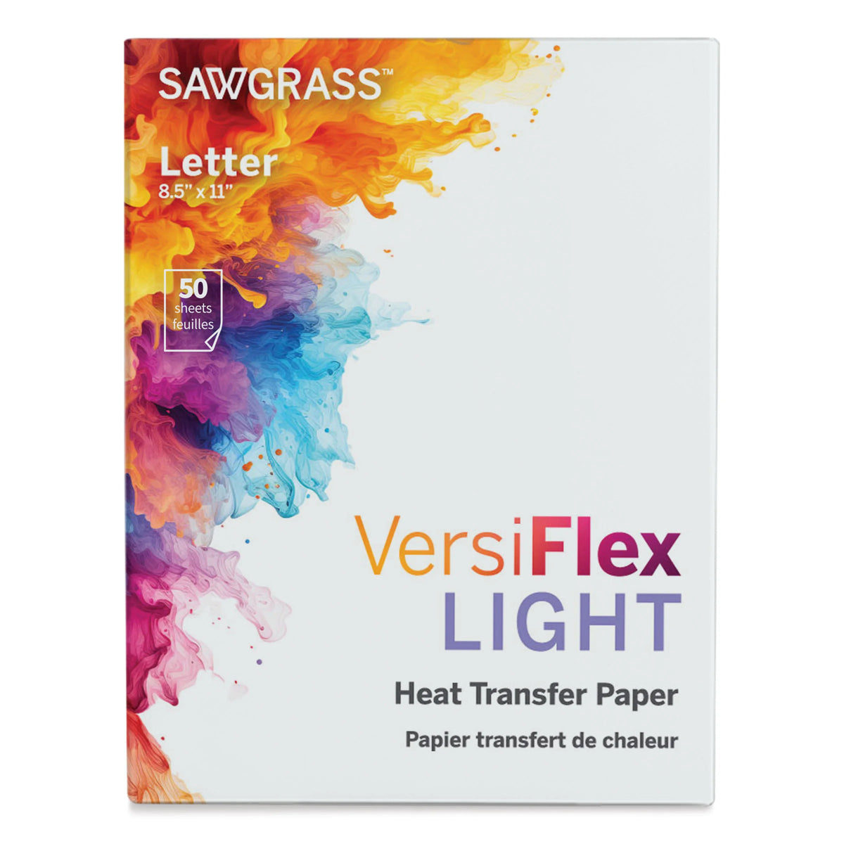 Sawgrass VersiFlex Light Heat Transfer Paper  Pkg of 50 81/2 x 11
