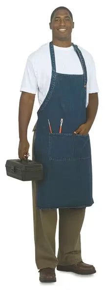 Artists Apron  25 x 35 Heavy Washed Denim