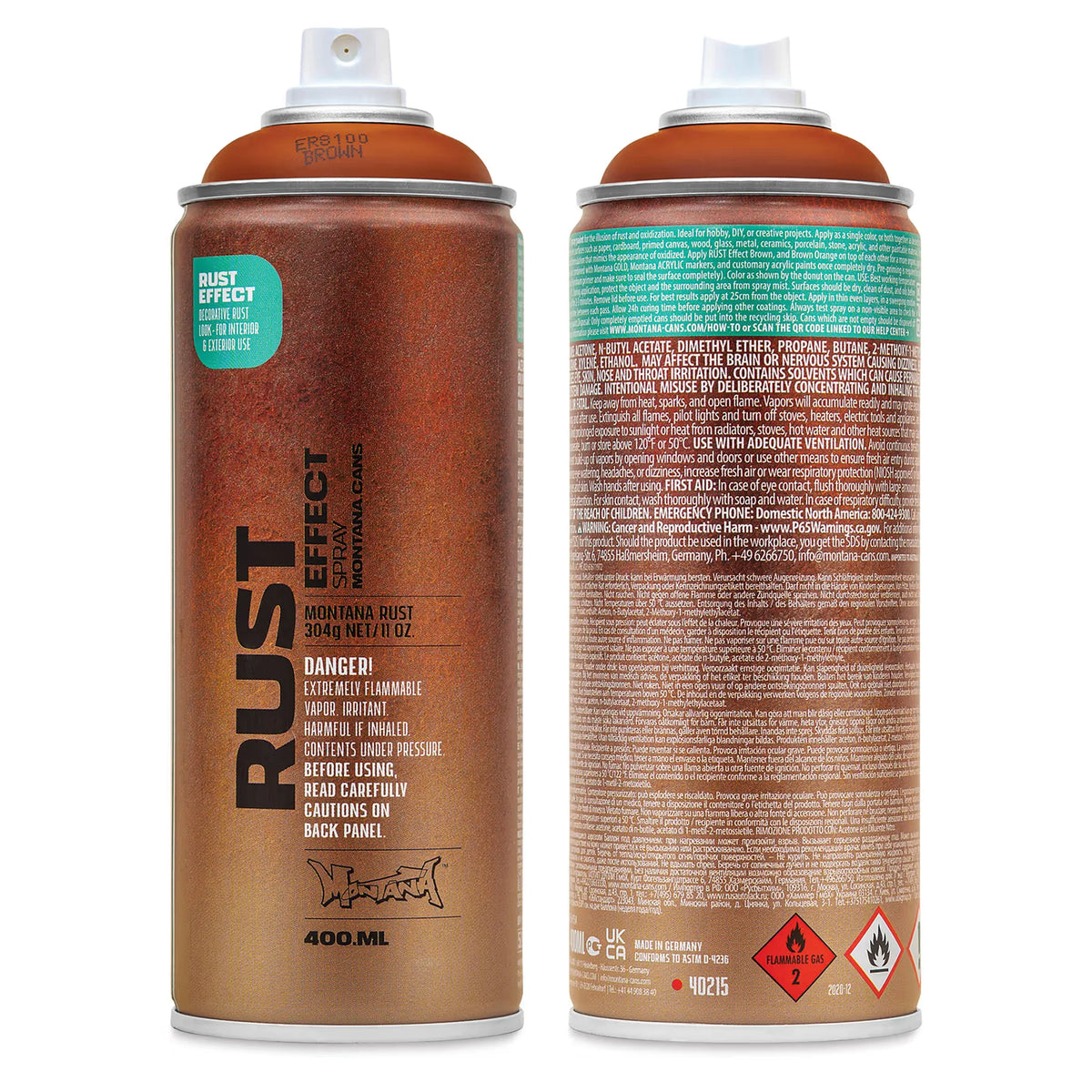 Montana Rust Effect Spray  Rust Brown 400 ml