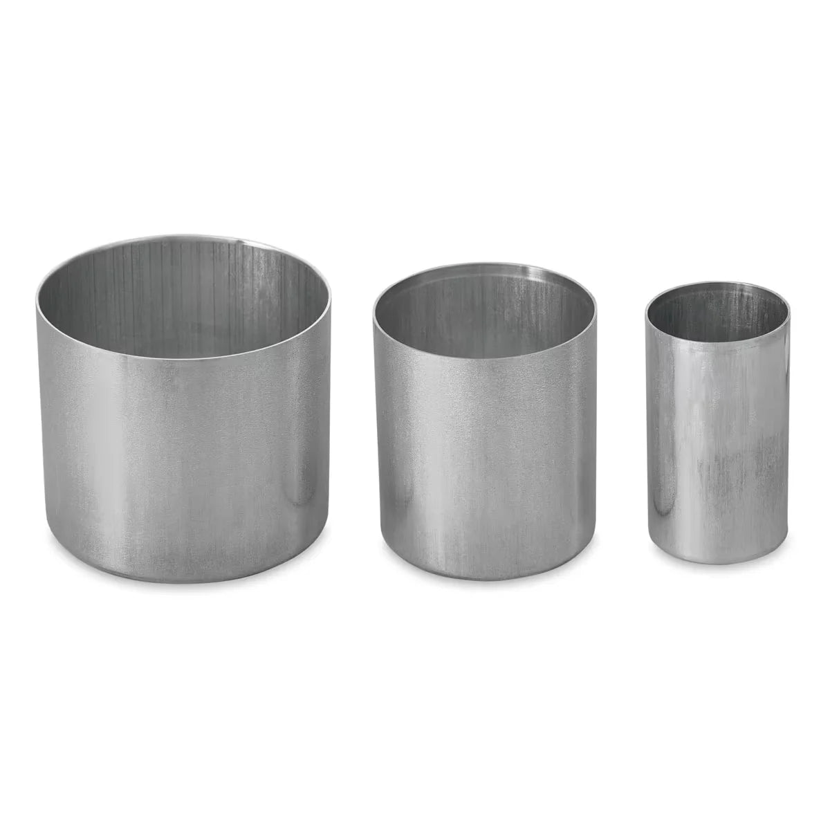 Country Lane Candle Molds  Metal Votive Pkg of 3