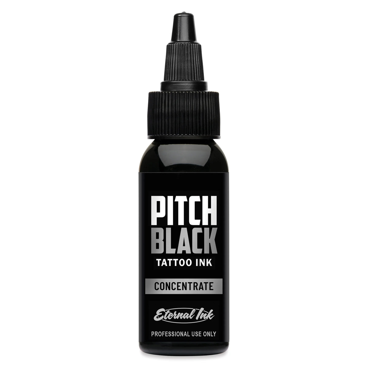 Eternal Ink Pitch Black Concentrate Tattoo Ink  1 oz bottle