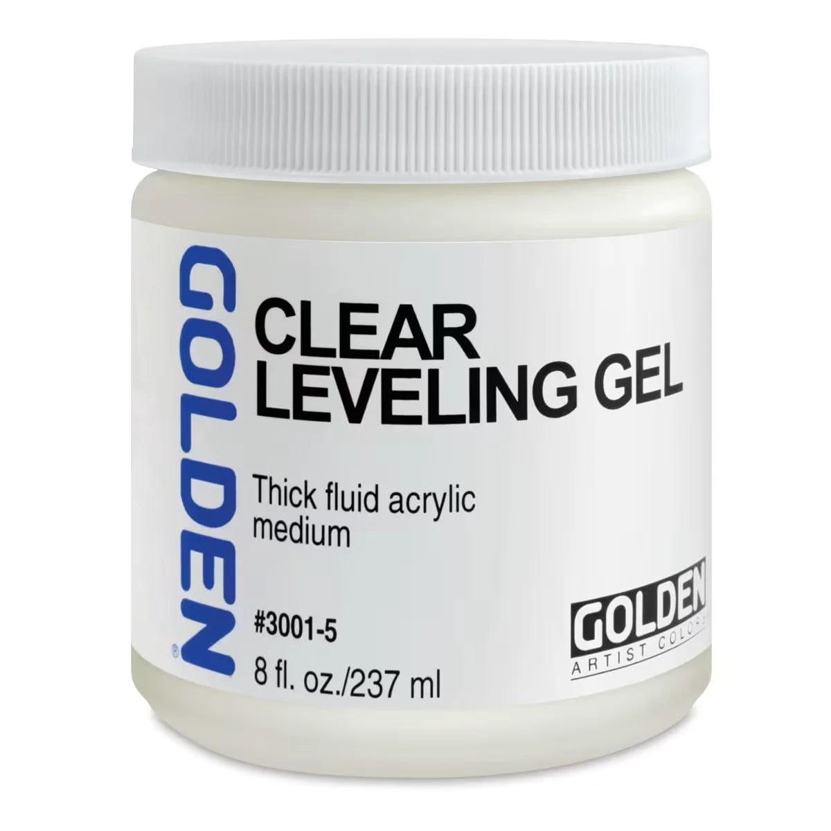 Golden Acrylic Medium  Clear Leveling Gel 8 oz jar
