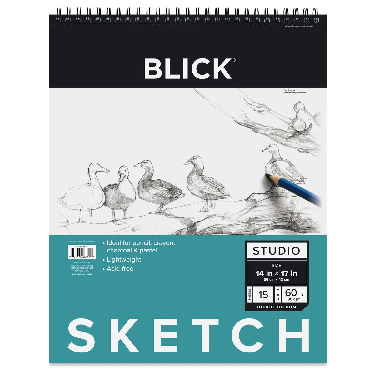 Blick Studio Sketch Pad  51/2 x 81/2 100 Sheets